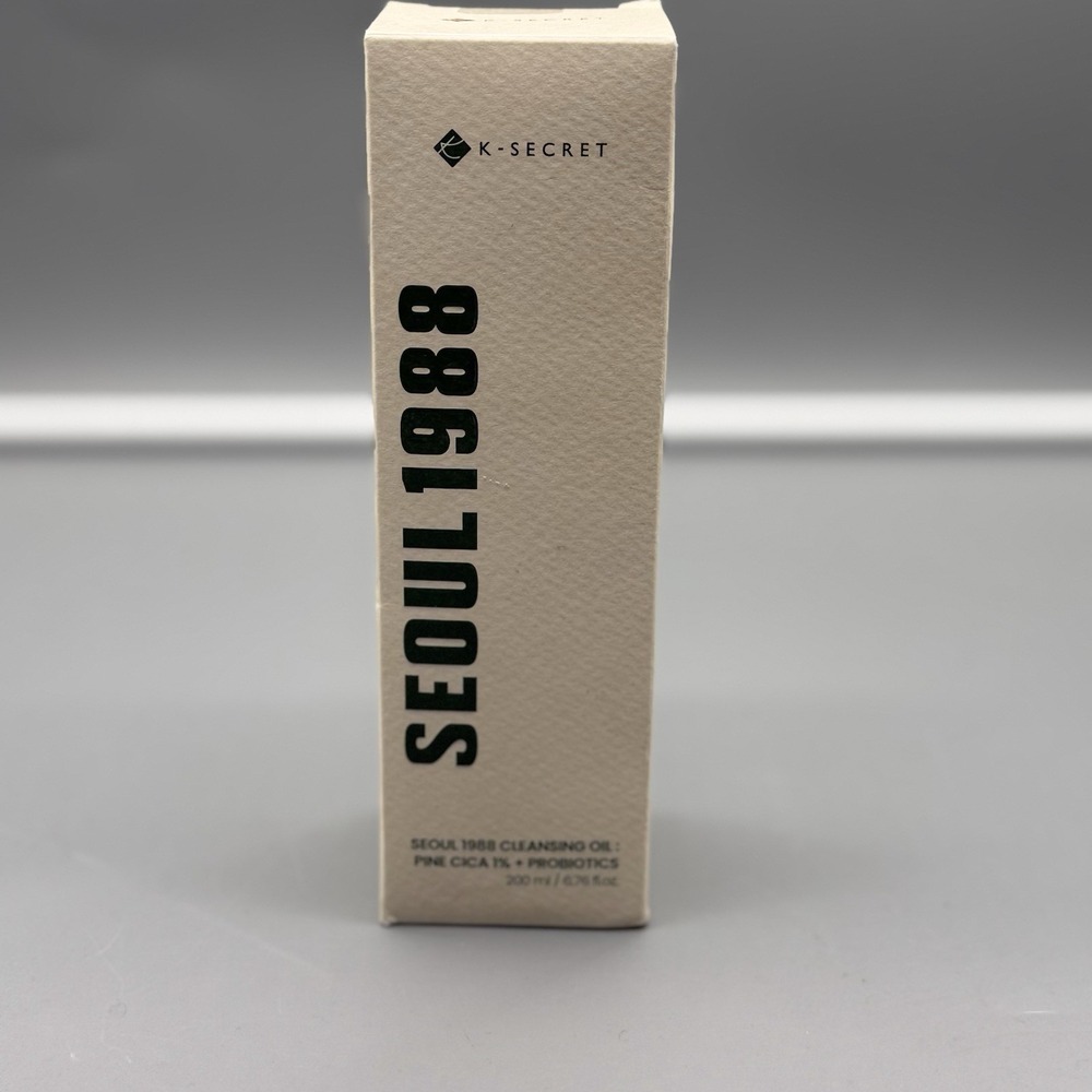 K-SECRET Seoul 1988 Cleansing Oil : Pine Cica 1% + Probiotics 200ml K-Beauty